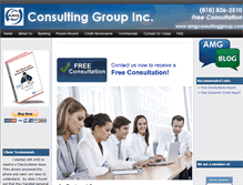 Tablet Screenshot of amgconsultinggroup.com